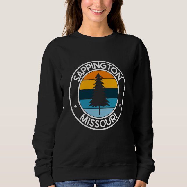 Moletom Sappington Missouri MO USA City Pride Retro Sunset (Frente)