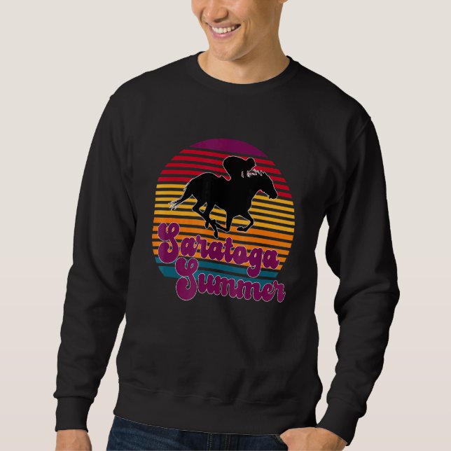 Moletom Saratoga Primaveras New York Summer Sunset Horse R (Frente)