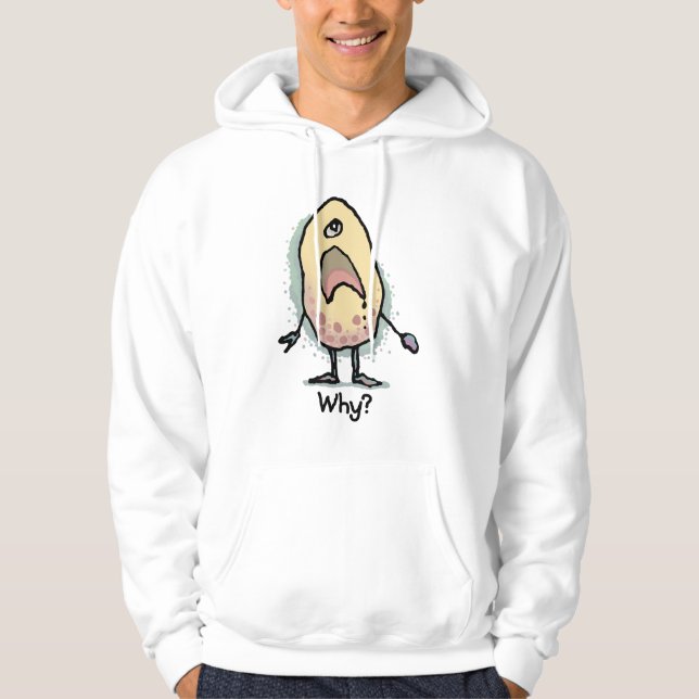 Moletom Sarcastic Humor Why? Artwork - Trendy Design (Frente)