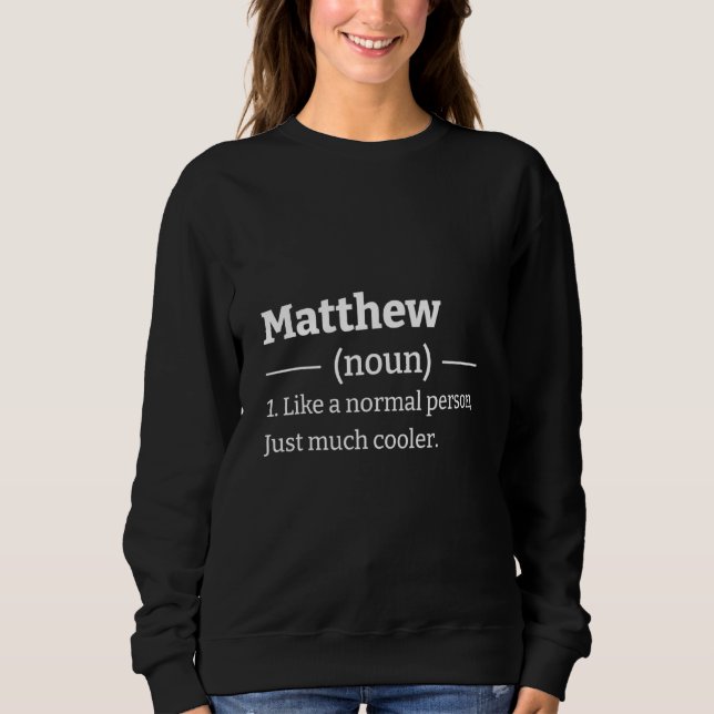 Moletom Sarcastic Matthew (Frente)