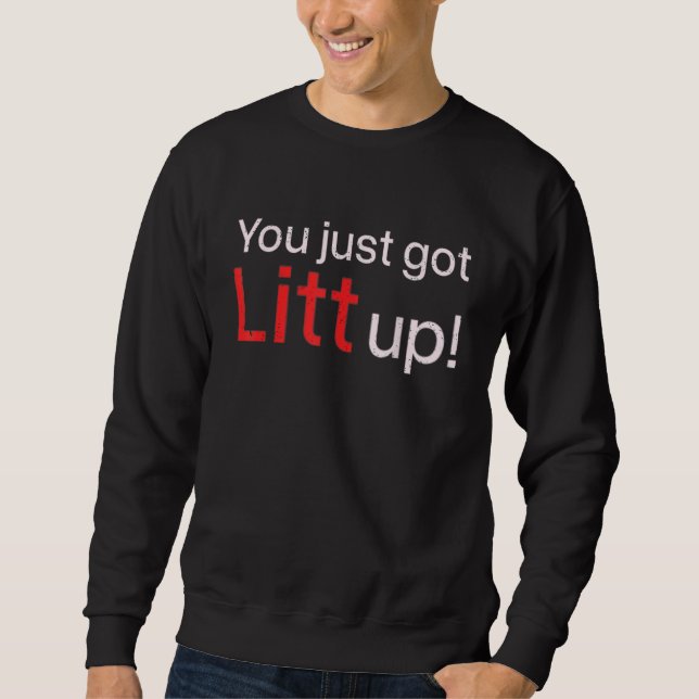 Moletom Sarcástico Dizendo Que Você Acabou De Ficar Cuspid (Frente)