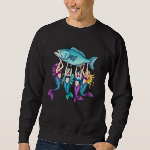 Moletom Sardine Mermaid Fish Amalfi Ocean Themed Design Ar