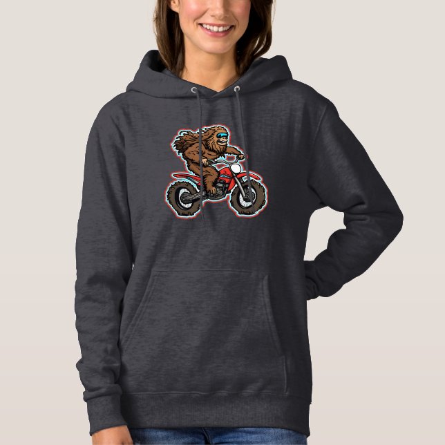 Moletom Sasquatch da bicicleta de diafragma (Frente)