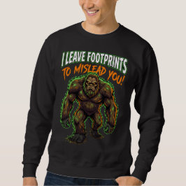 Moletom Sasquatch Deixo Pegadas Humor Criptídeo Engraçado