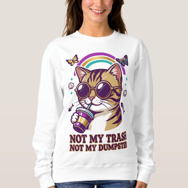 Moletom Sassy Cat Sweatshirt (Frente)