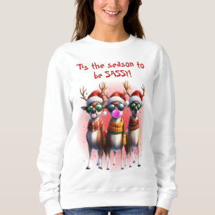 Moletom Sassy Reindeer