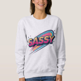 Moletom Sassy – Tipografia Moderna de Streetwear Ousada