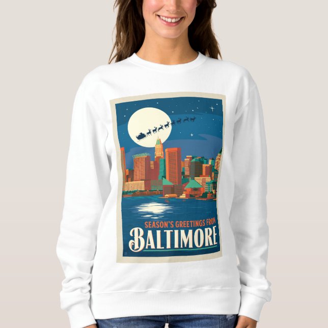 Moletom Saudações de Baltimore (Frente)