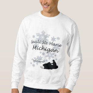Moletom Sault Ste Marie Michigan Snowmobile Snow