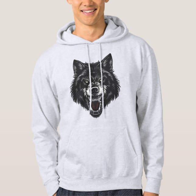 Moletom Savage Spirit Wolf Tee - Solte a Selvagem (Frente)