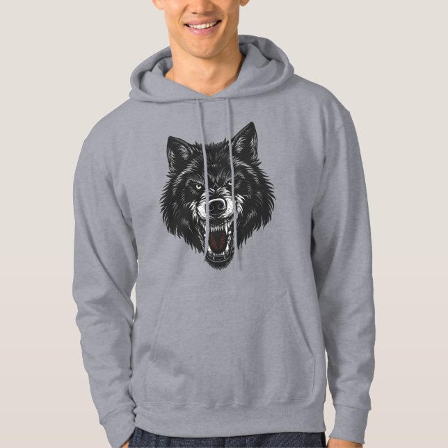 Moletom Savage Spirit Wolf Tee - Solte a Selvagem (Frente)