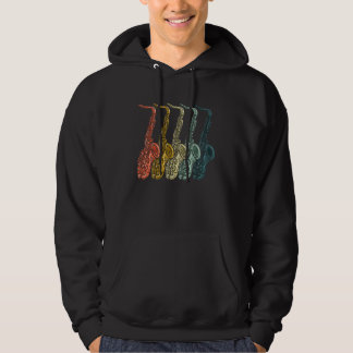 Moletom Saxofone Vintage Para Homens Mulheres Sax Lover Sa