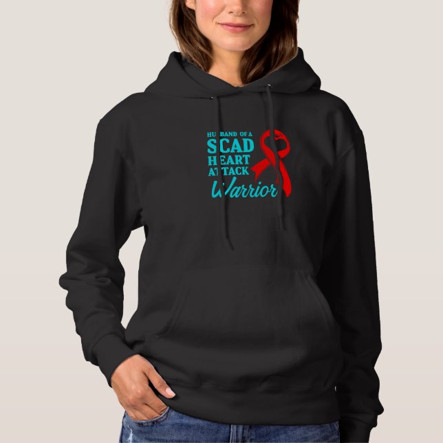 Moletom SCAD Heart Attack Survivor Life Future US Warrior  (Frente)