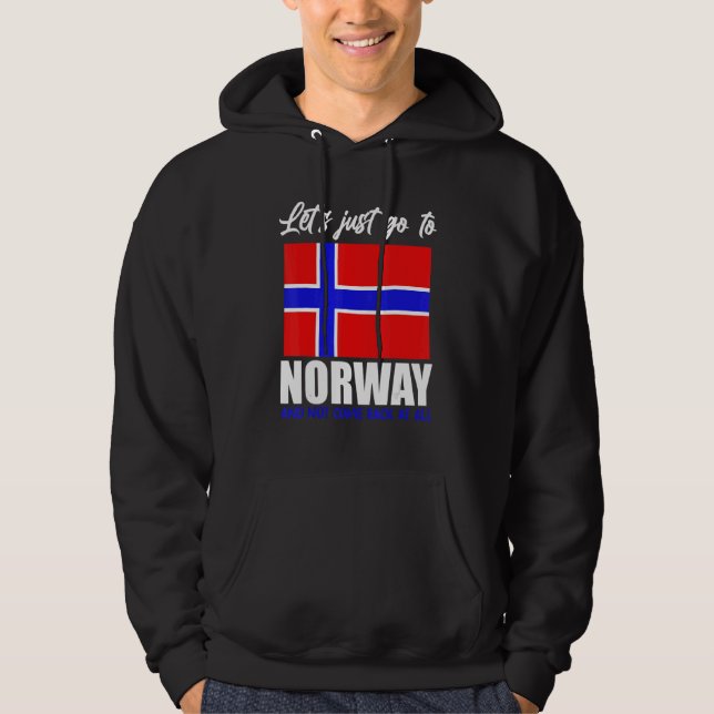 Moletom Scandinavia   Norwegian Flag Nordic Country Norway (Frente)