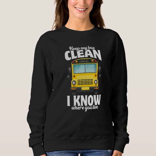 Moletom School Bus Driver Appreciation Back To School Busm (Frente)