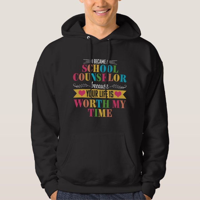 Moletom School Counselor Cute Appreciation Back to School  (Frente)