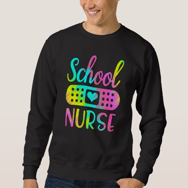 Moletom School nurse Cute women RN symbol nursing job stet (Frente)