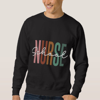 Moletom School Nurse Mens Sweatshirt