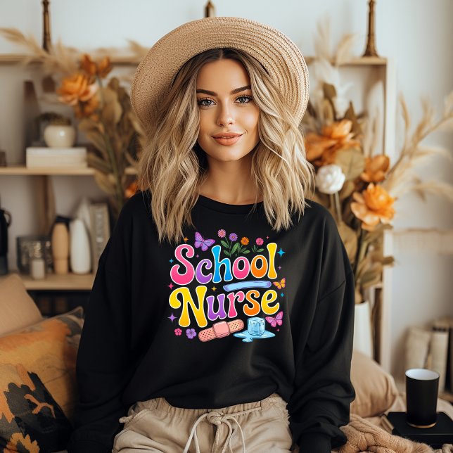 Moletom School Nurse Sweatshirt (School Nurse Sweatshirt)