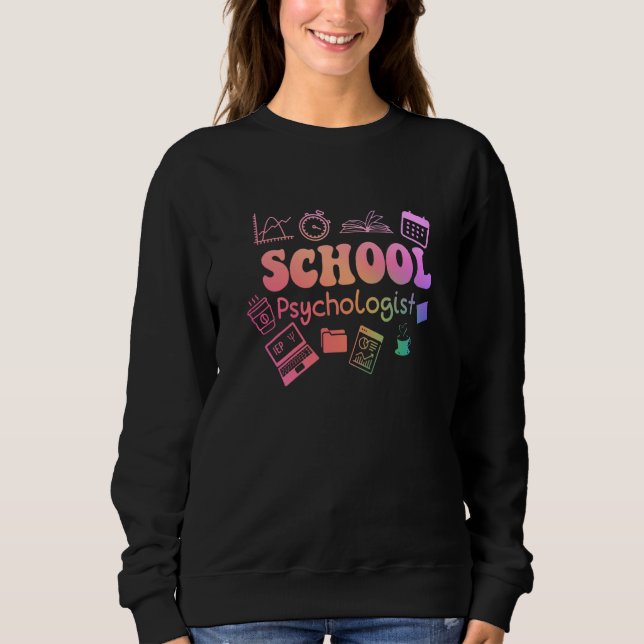 Moletom School Psychologist Life Back To School Team (Frente)