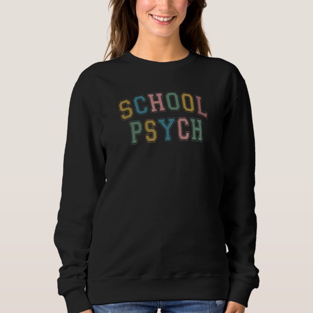 Moletom School Psychologist Squad Back To School School Ps (Frente)