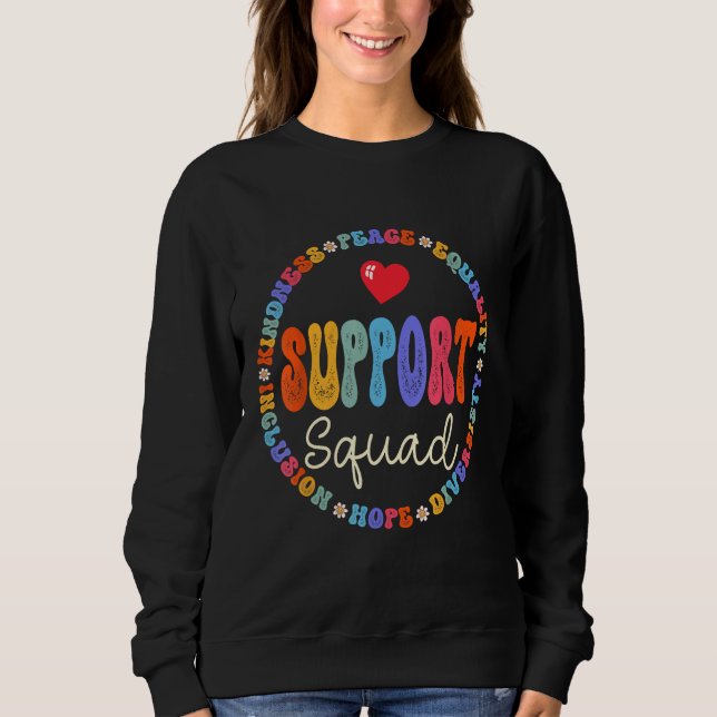 Moletom School Support Services Team Teacher Support Squad (Frente)