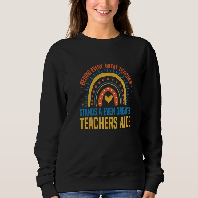 Moletom School Teaching Assistant for a Teachers Aide  1 (Frente)