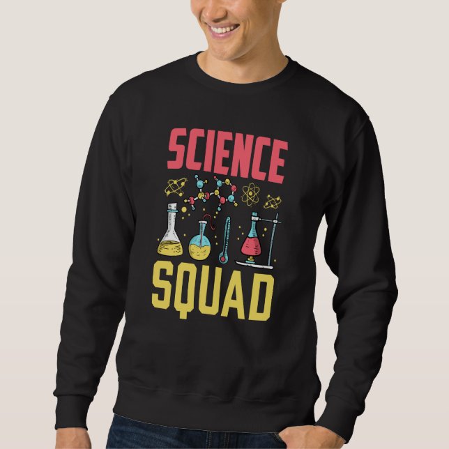 Moletom Science Squad Researcher Job Scientist Research (Frente)