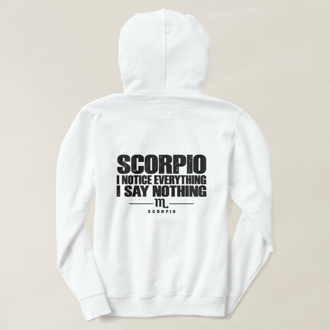 Moletom Scorpio Zodiac Sign (Verso do Design)