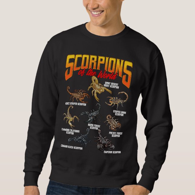 Moletom Scorpions Animals of the World Arachnology Animal (Frente)