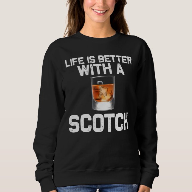 Moletom Scotch Drinkers Men Women Scotch Whiskey 2 (Frente)