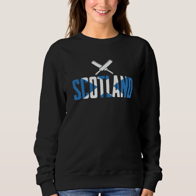 Moletom Scotland Cricket Player Cricket Sport (Frente)
