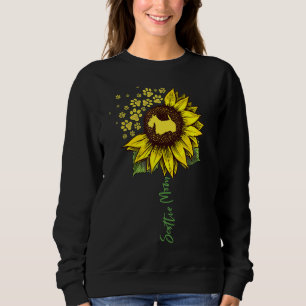 Moletom Scottie Mãe Sunflower Scottish Terrier Dog Mãe