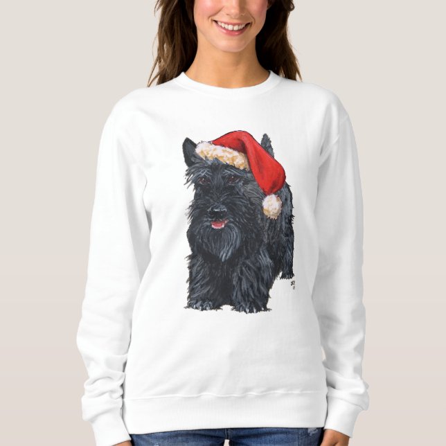 Moletom Scottish Terrier Christmas (Frente)