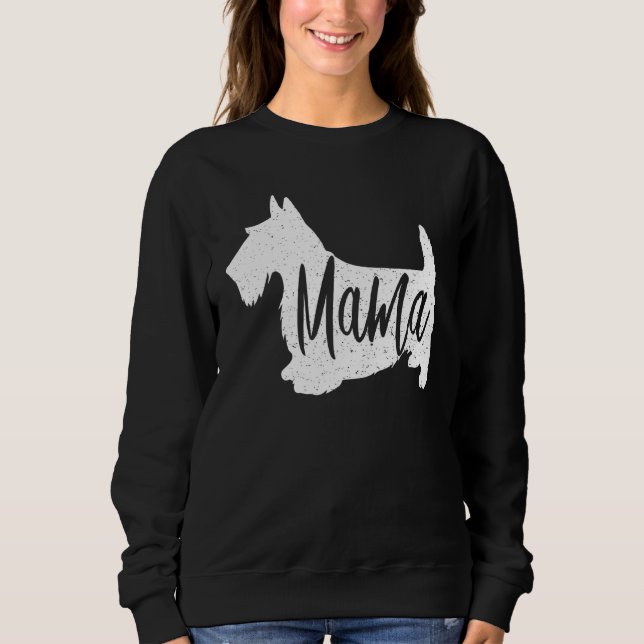 Moletom Scottish Terrier Mama Sealyham Ideias (Frente)
