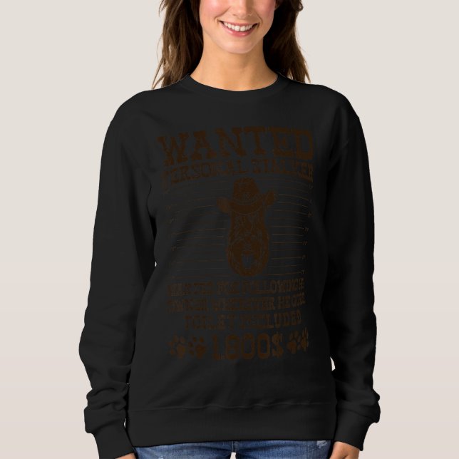 Moletom Scottish Terrier Personal Stalker Dog Walker (Frente)