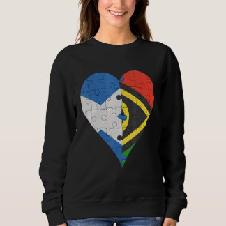 Moletom Scottish Vanuatuan Flag Heart