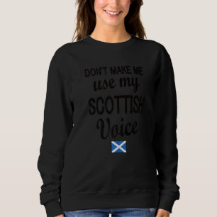 Moletom Scottish Voice Scotland Flag Roots