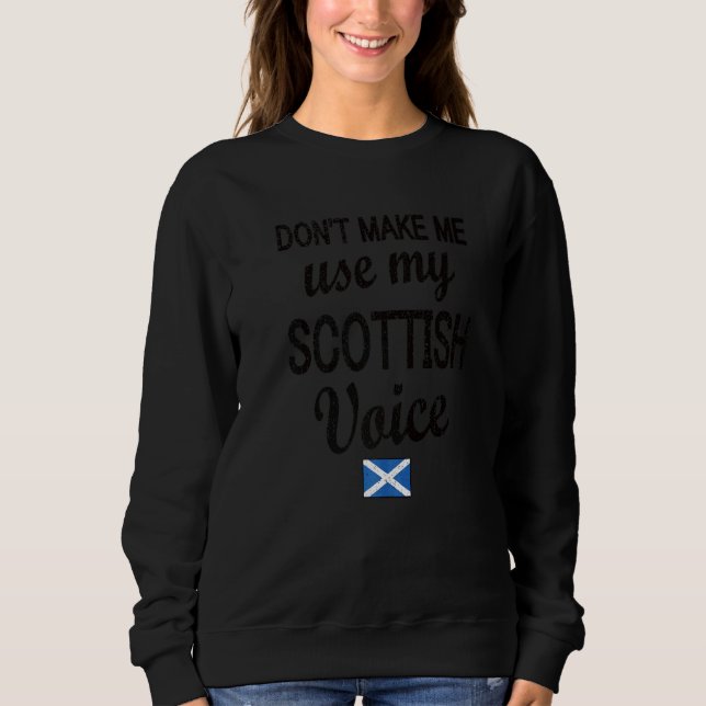 Moletom Scottish Voice Scotland Flag Roots (Frente)