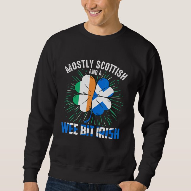 Moletom Scottish Wee Bit Irish (Frente)