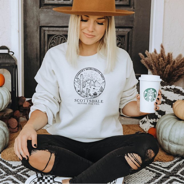 Moletom Scottsdale Bachelorette Weekend Bridesmaids Person (Criador carregado)