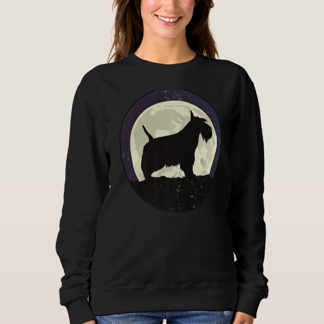 Moletom Scotty Dog Aberdeen Terrier Retro (Frente)