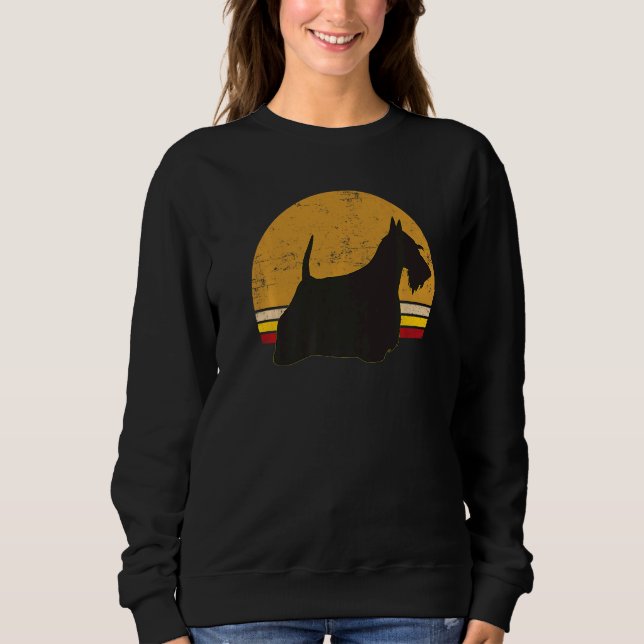 Moletom Scotty Dog Aberdeen Terrier Retro 25 (Frente)