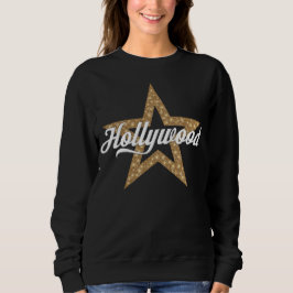 Moletom Script Hollywood com Sweatshirt Star (Tipo Branco)