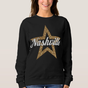 Moletom Script Nashville Com Sweatshirt Star (Tipo Branco)