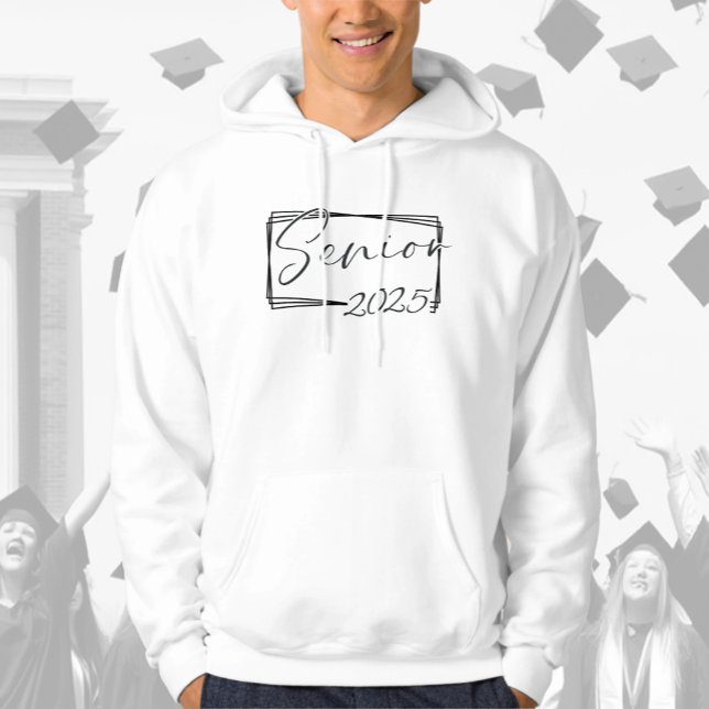 Moletom Script Preto do Mais velho Moderno 2025 (Criador carregado)