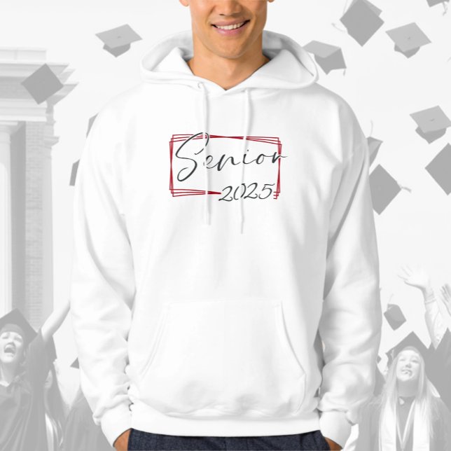 Moletom Script Vermelho do Mais velho Moderno 2025 (Criador carregado)