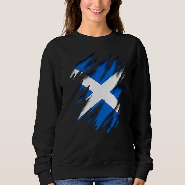 Moletom Sct Saltyre Scottish Scotland Flag (Frente)