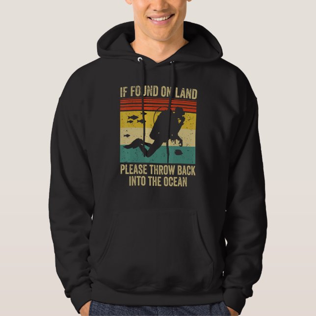 Moletom Scuba Merging Buddy Men Mulheres Humor Dive Scuba  (Frente)