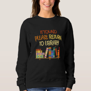 Moletom Se Encontrado, Retorne À Biblioteca Para O Livro D